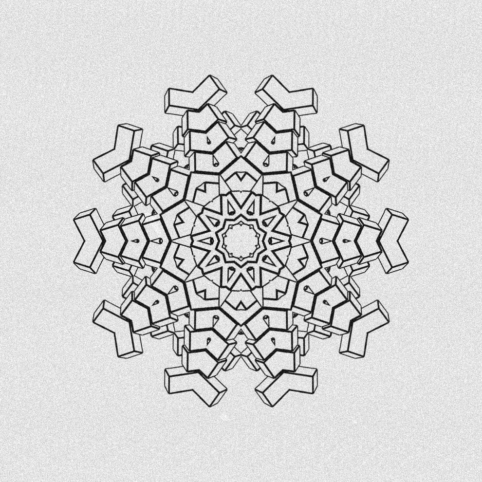 Monochrome Kaleido #421 static token preview