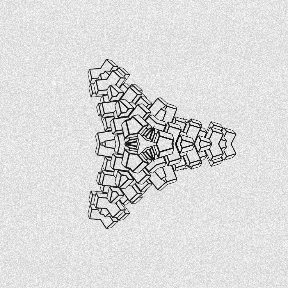 Monochrome Kaleido #493 static NFT preview