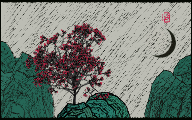 Bloom in the rain #26 static token preview