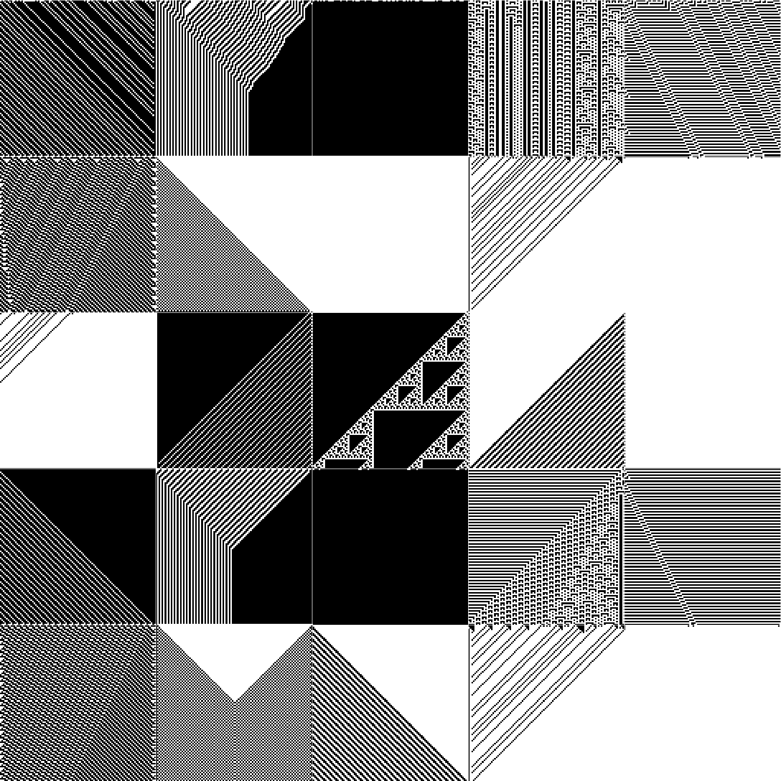 RULES (for Elementary Cellular Automata) #268 static NFT preview