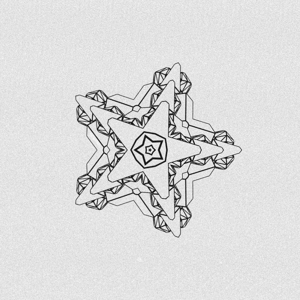 Monochrome Kaleido #104 static token preview