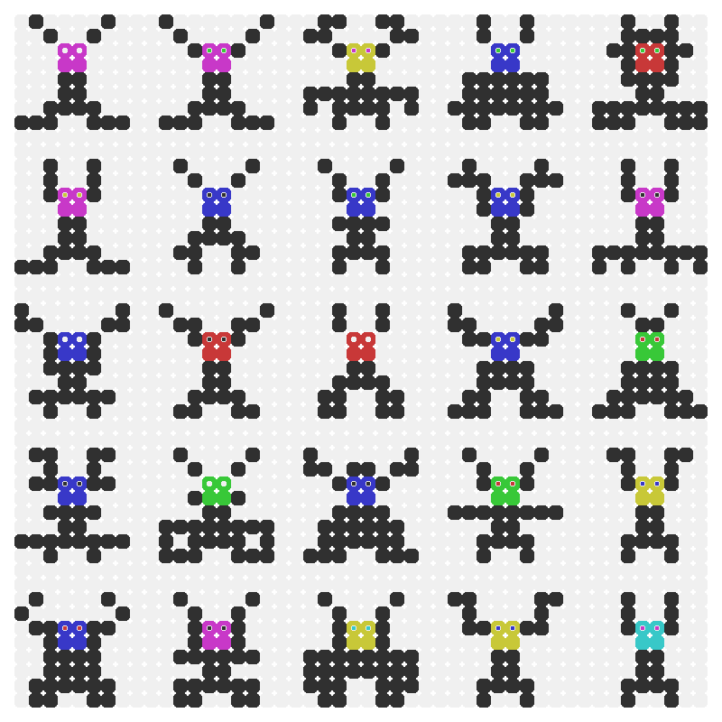8x8 Pixel Creatures #7 static token preview