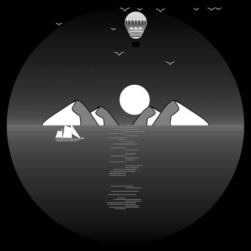 Sunset View #13 static token preview