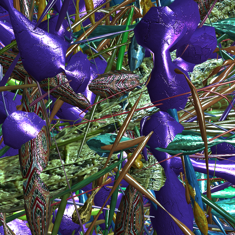 Prismatic Thickets #417 static NFT preview