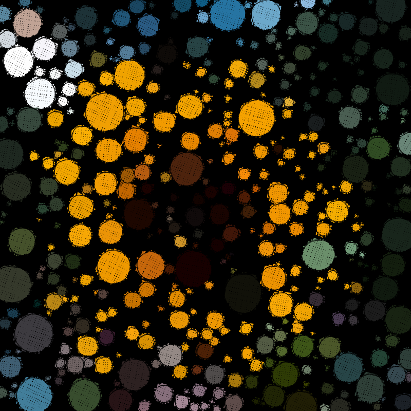 roughly packed flowers #15 static token preview