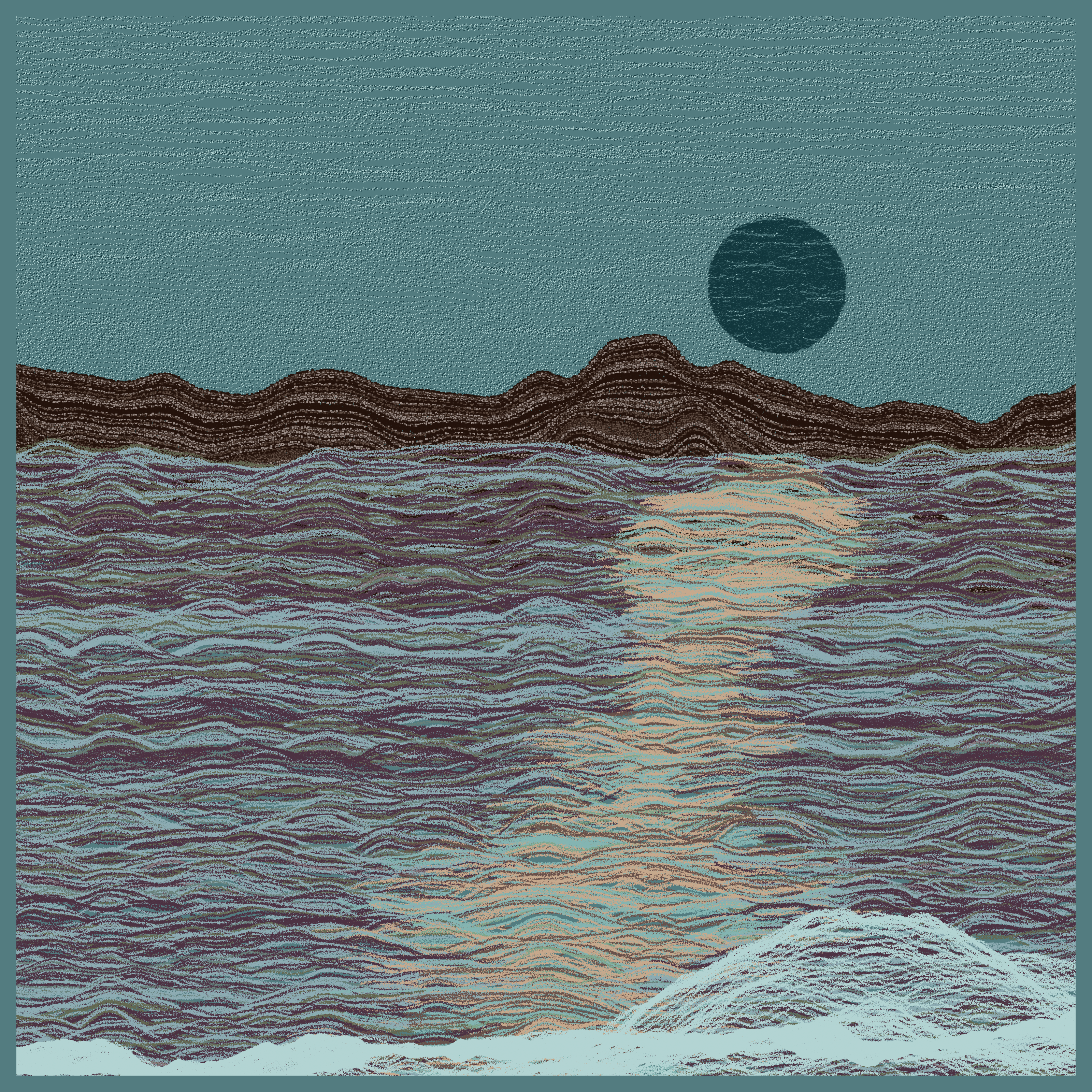 Moonlit Sea #90 static token preview