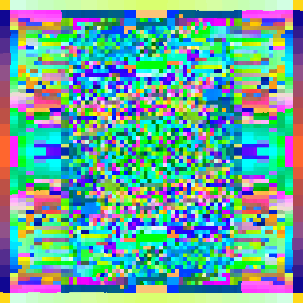 Psychedelic Dance of Pixels #30 static token preview