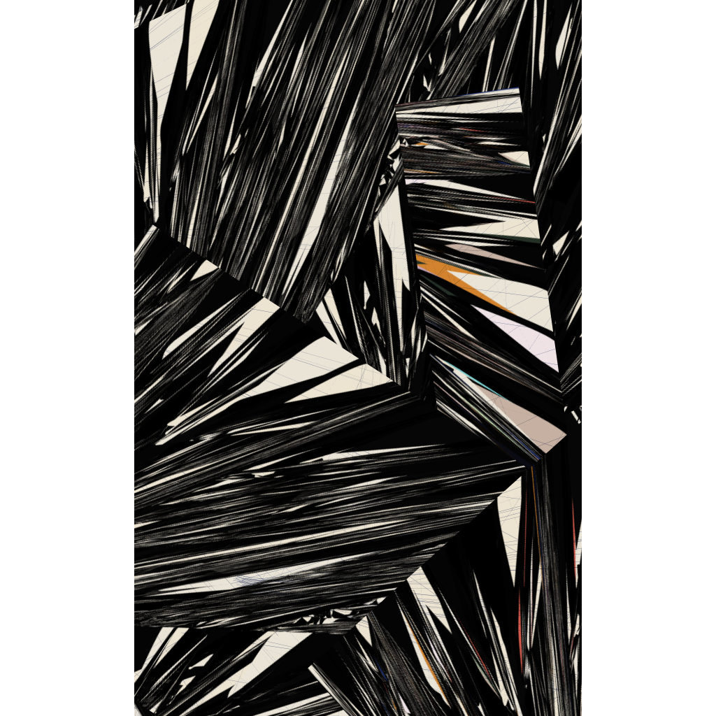 Broken Abstractions in Black #237 static NFT preview