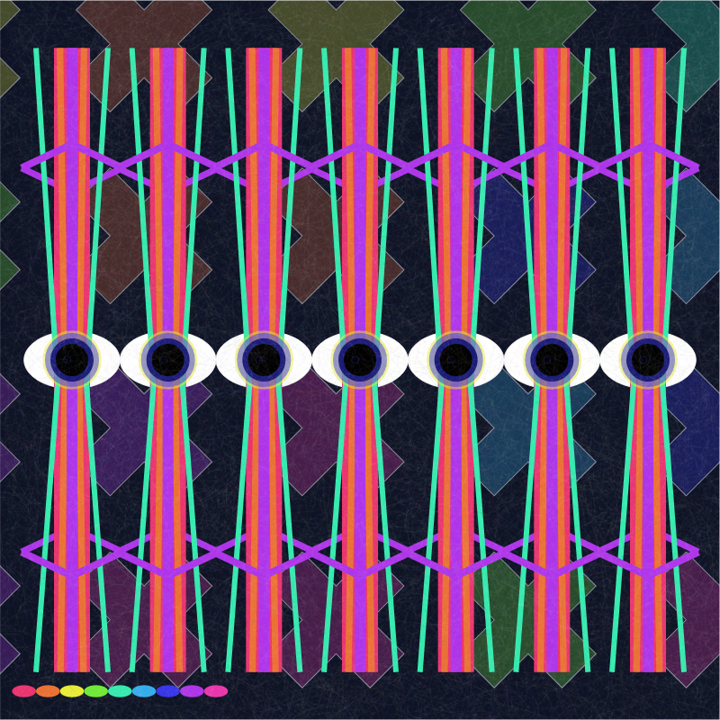 Polychromatic Noir #119 static NFT preview