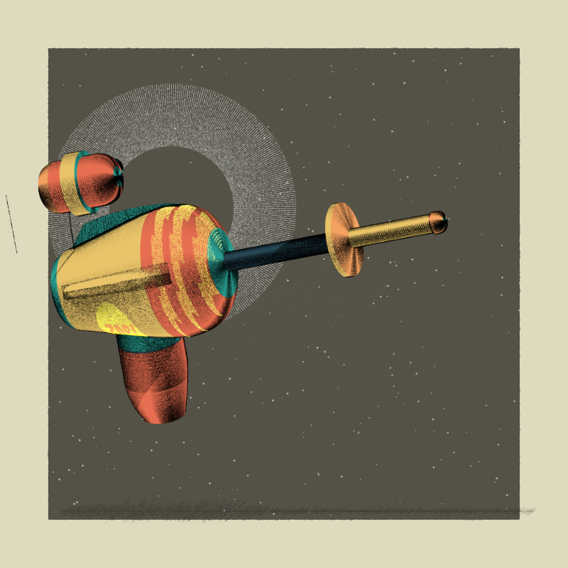 Galactic Pistol #154 static NFT preview