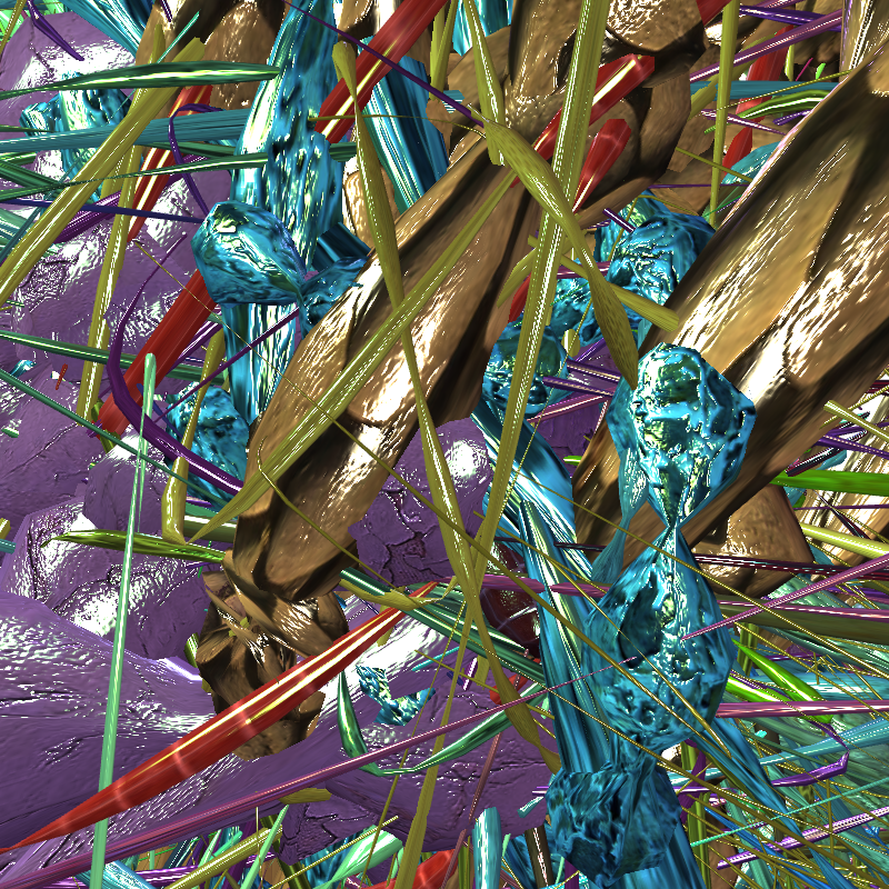 Prismatic Thickets #341 static NFT preview