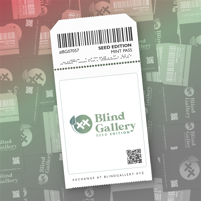Blind Gallery Mint Pass (Seed Edition) #163 static NFT preview