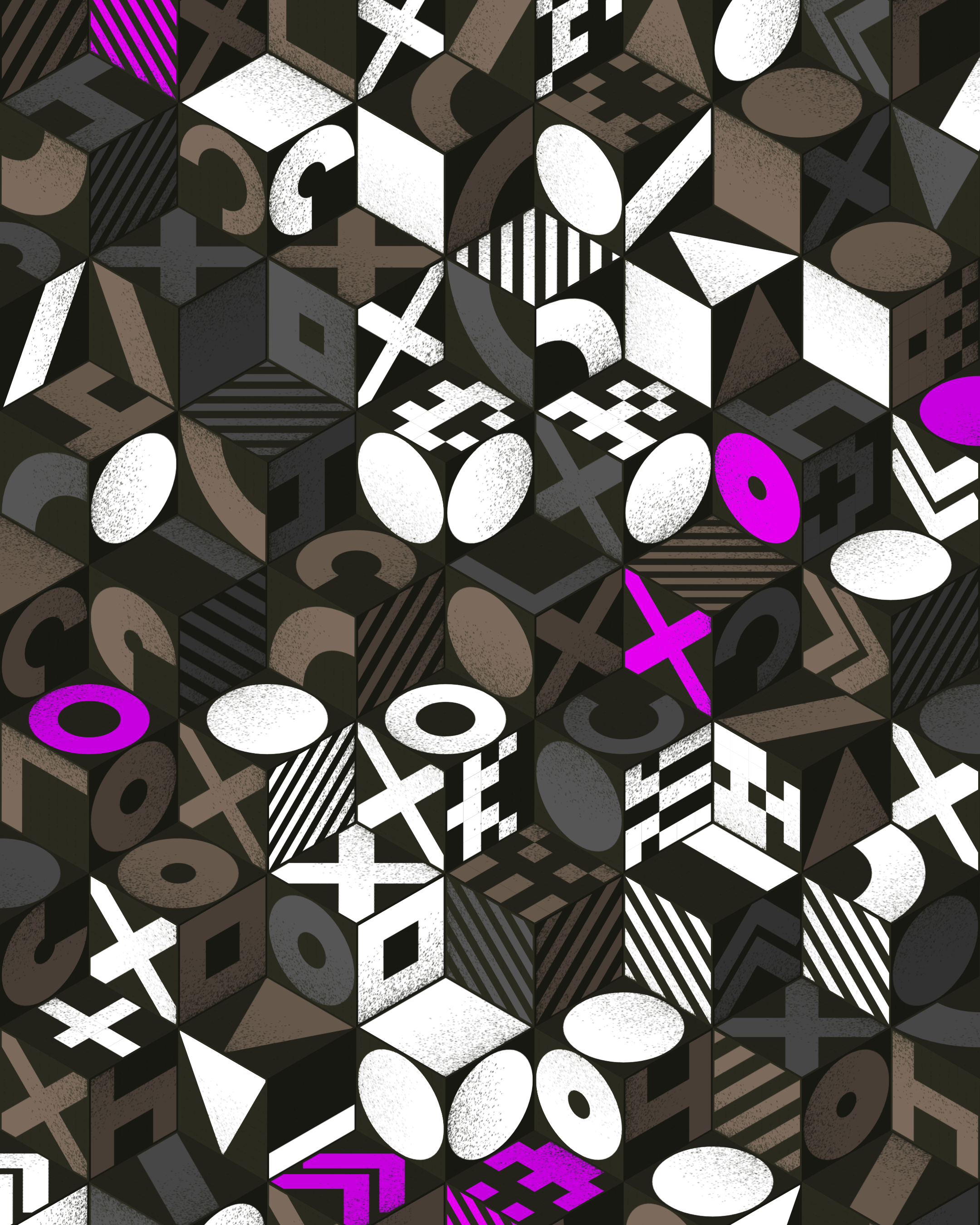 Composition study : Grid #148 static NFT preview