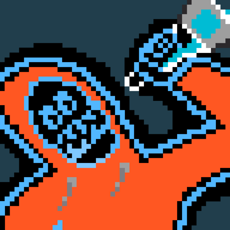 Pixel REKT GUY #1 static token preview