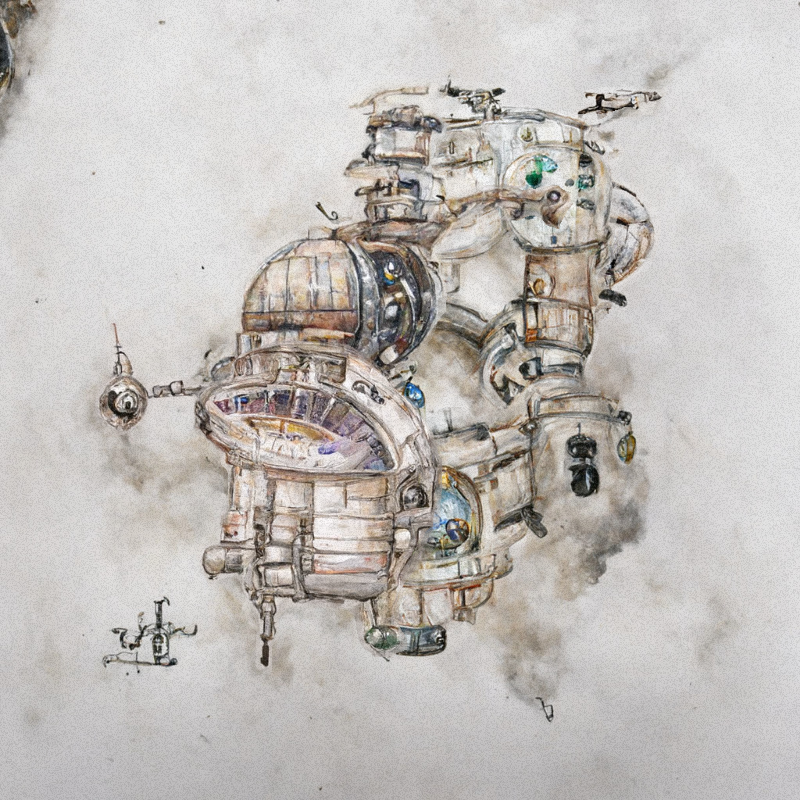 Utopian Space Castles #61 static token preview