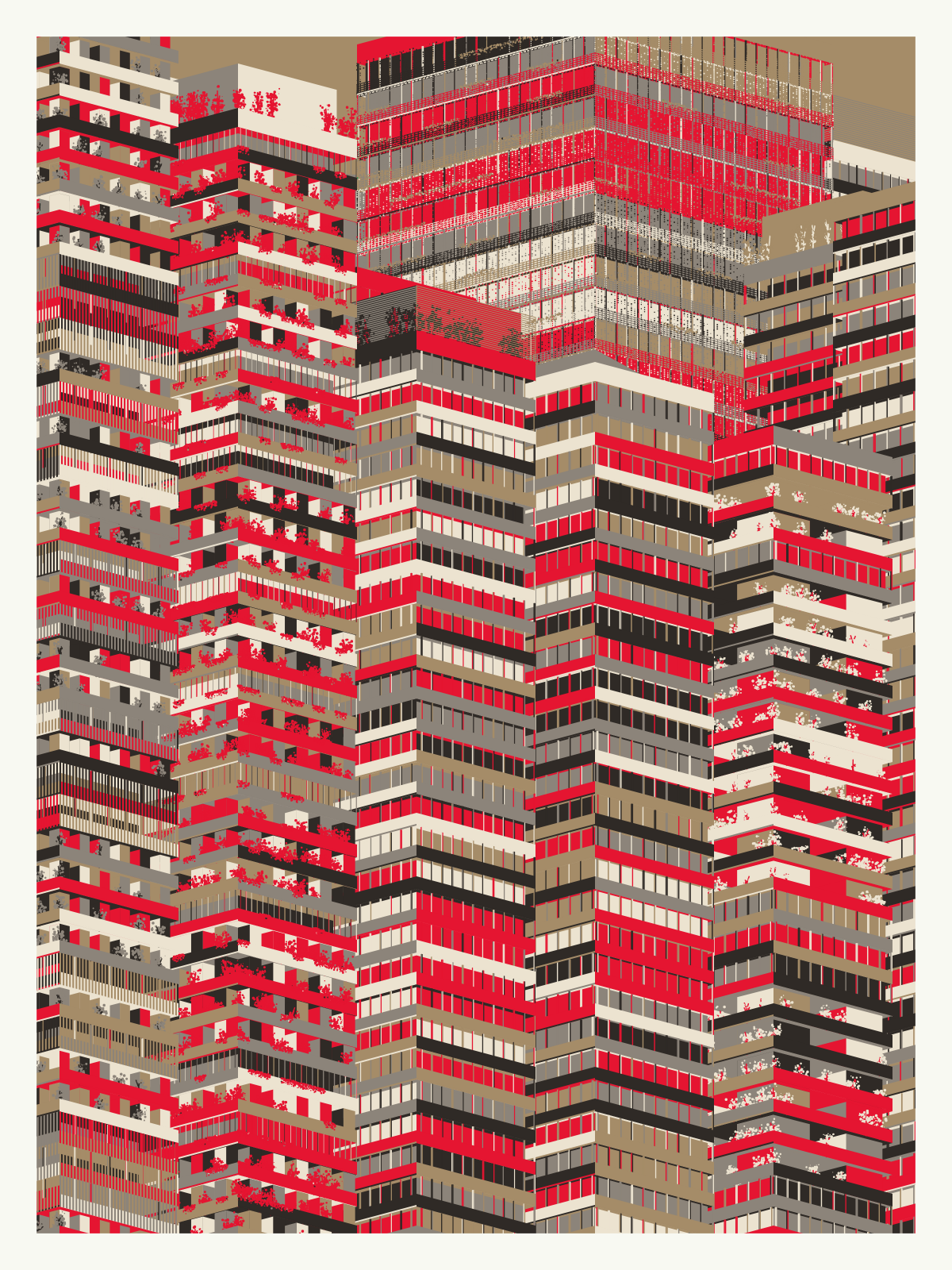 Perpendicular Inhabitation #140 static NFT preview