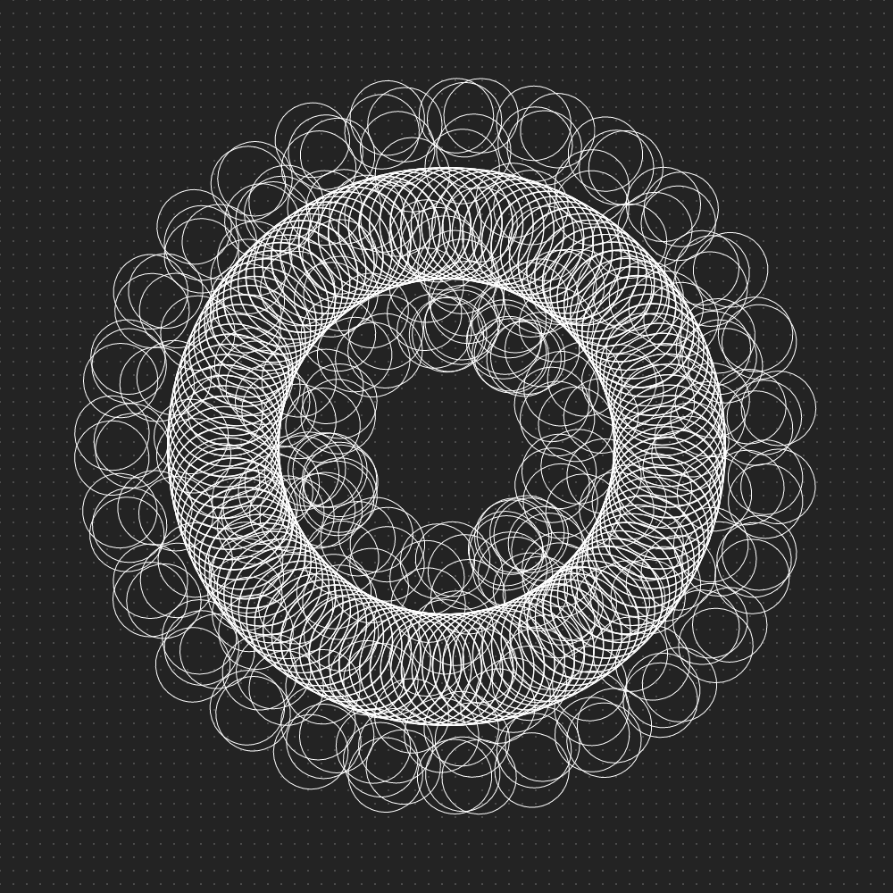 Spirographic Symphony #4 static token preview