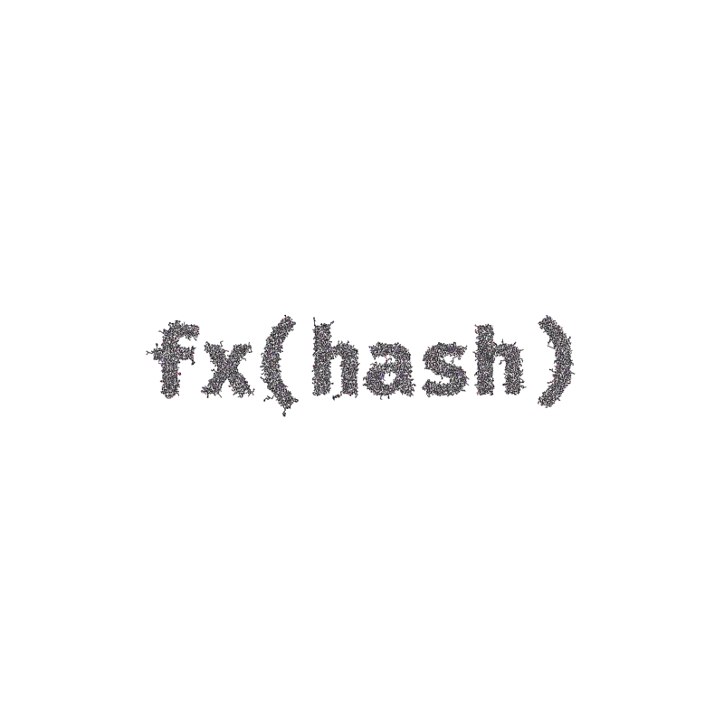 FXHASH Logo with Features #41 static token preview