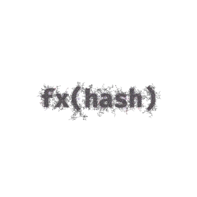 FXHASH Generative Logo #956 static token preview