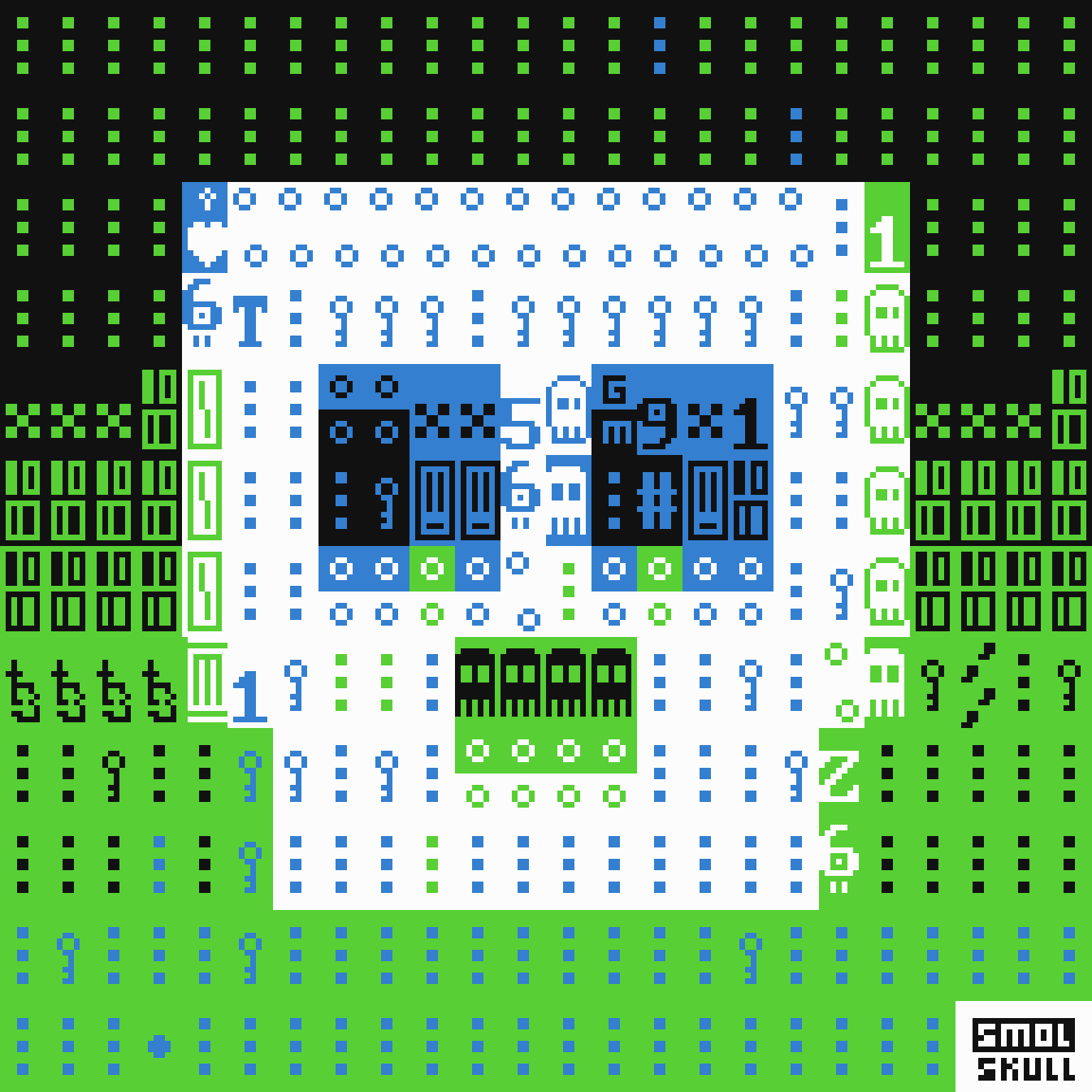 ASCII-SMOLSKULL #157 static token preview