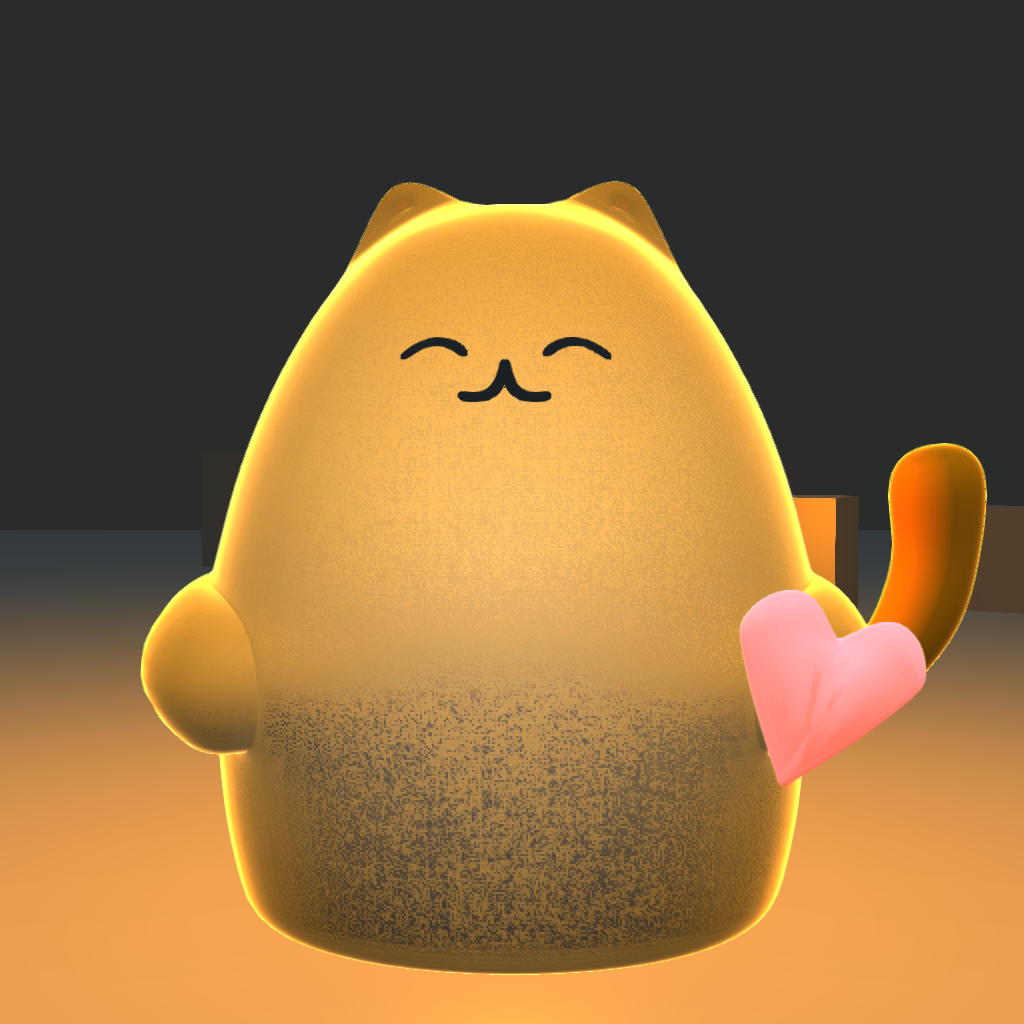 Glow Kitties #13 static token preview