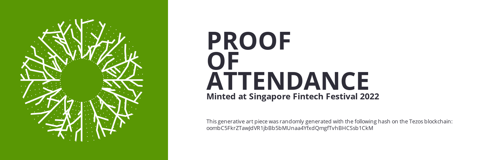 SFF2022 Proof of Attendance Token #2025 static token preview