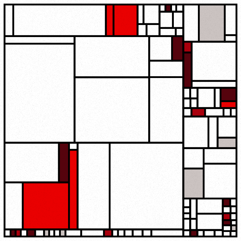 NEOPLASTICISM #66 static NFT preview