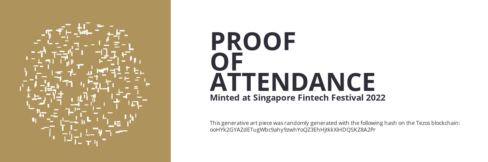 SFF2022 Proof of Attendance Token #509 static token preview