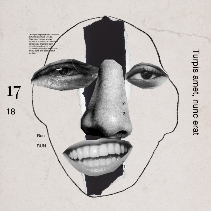Collage faces #99 static token preview