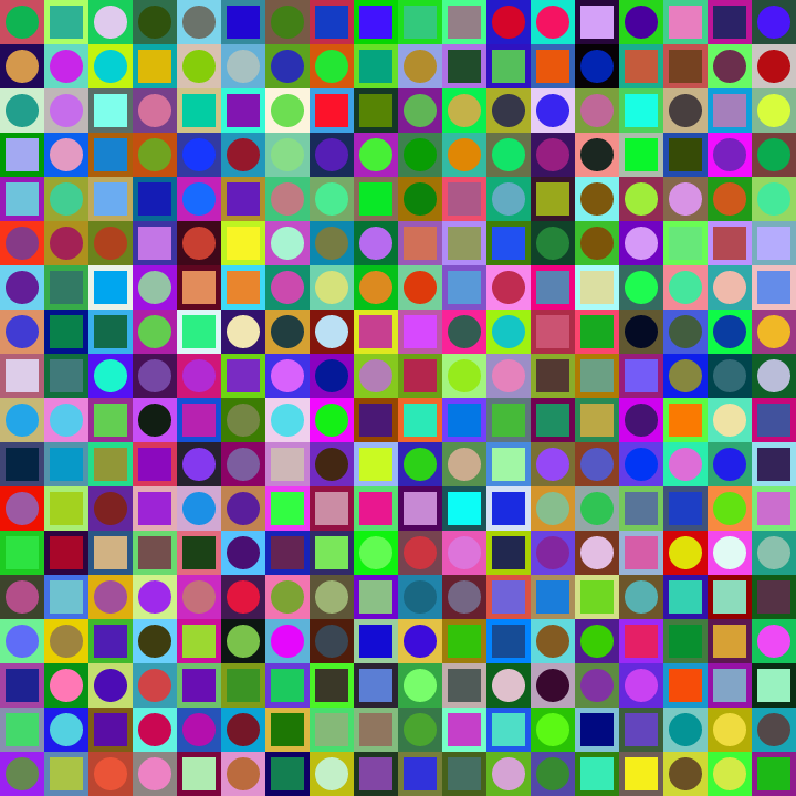 Square Dot Composition #227 static token preview