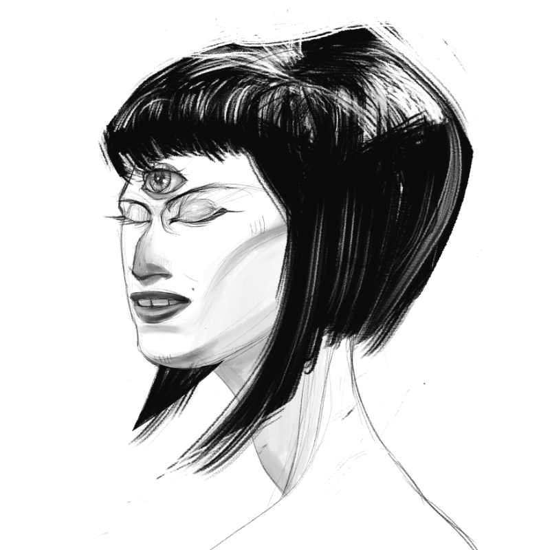 Sketch Woman #38 static token preview