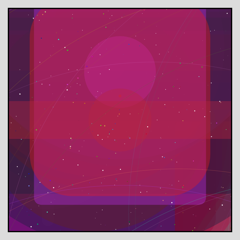 Color Field Starry B #23 static token preview