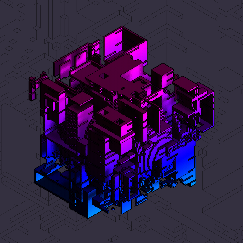 Isofrag generator series I #451 static NFT preview