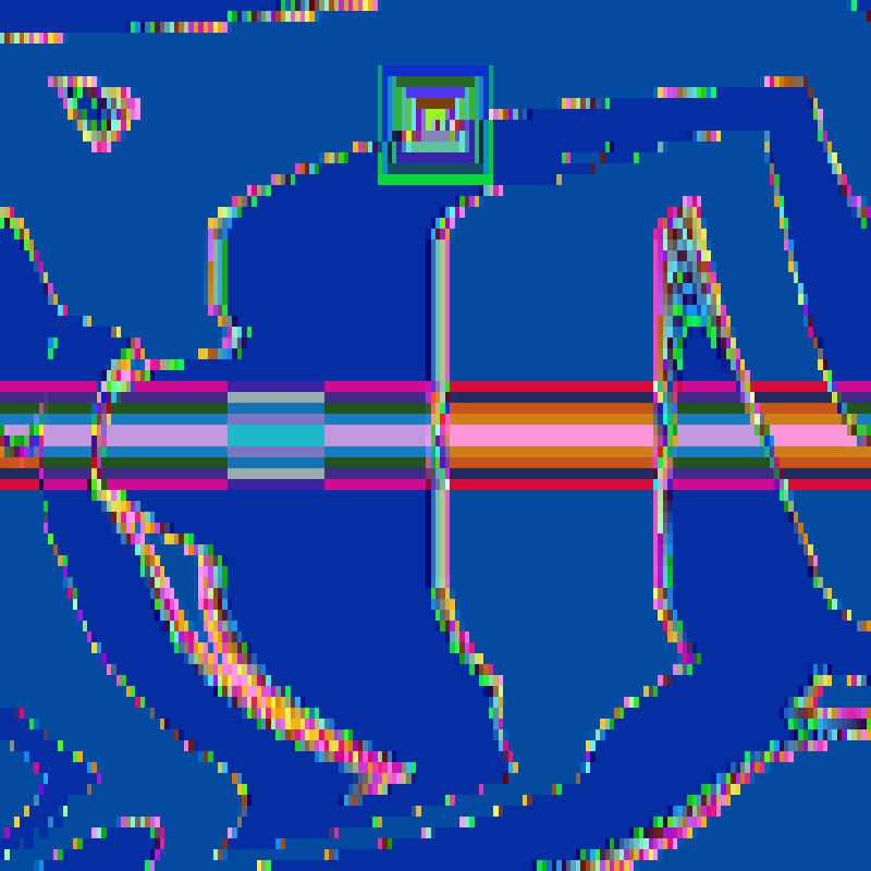 Pixel Flood #778 static NFT preview