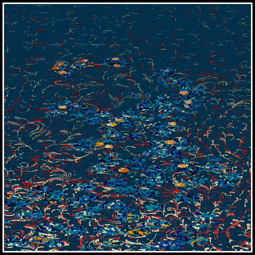 Polluted water lilies #122 static NFT preview