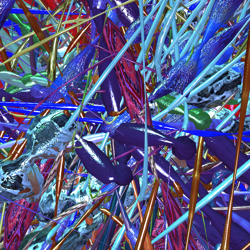Prismatic Thickets #90 static NFT preview