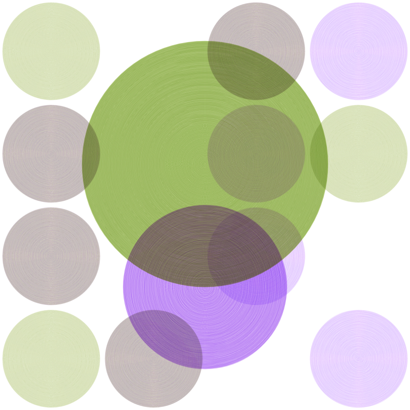 Brushed Circles #40 static token preview
