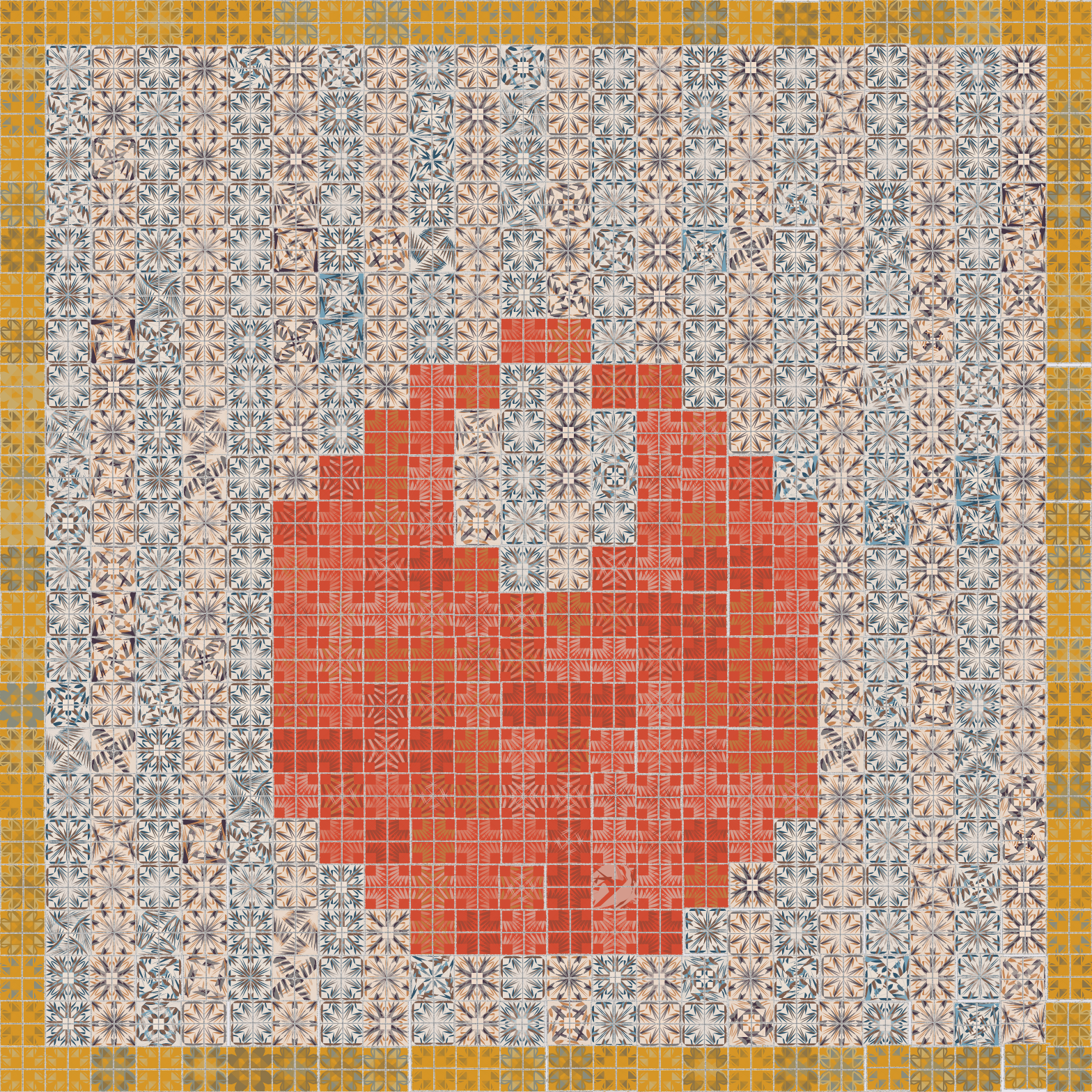 Glimpse Of Geometrical Azulejos #19 static token preview
