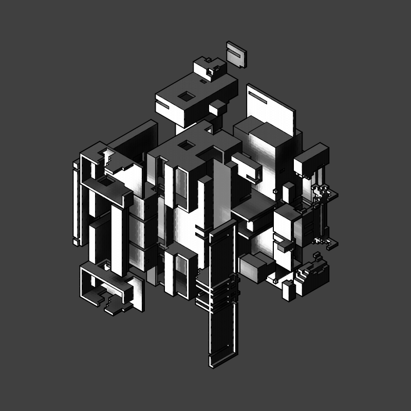 Isofrag generator series I #52 static token preview