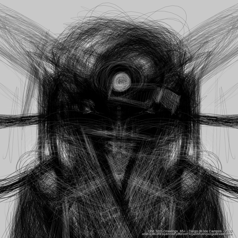 One Tezo Drawings_65+ #21 static token preview