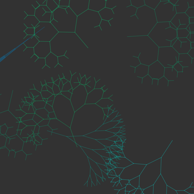 Fractal Swarm #4 static NFT preview