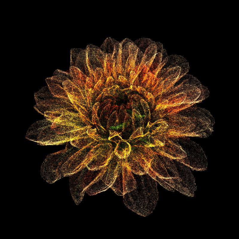 Dahlia Pinnata 30 #268 static NFT preview
