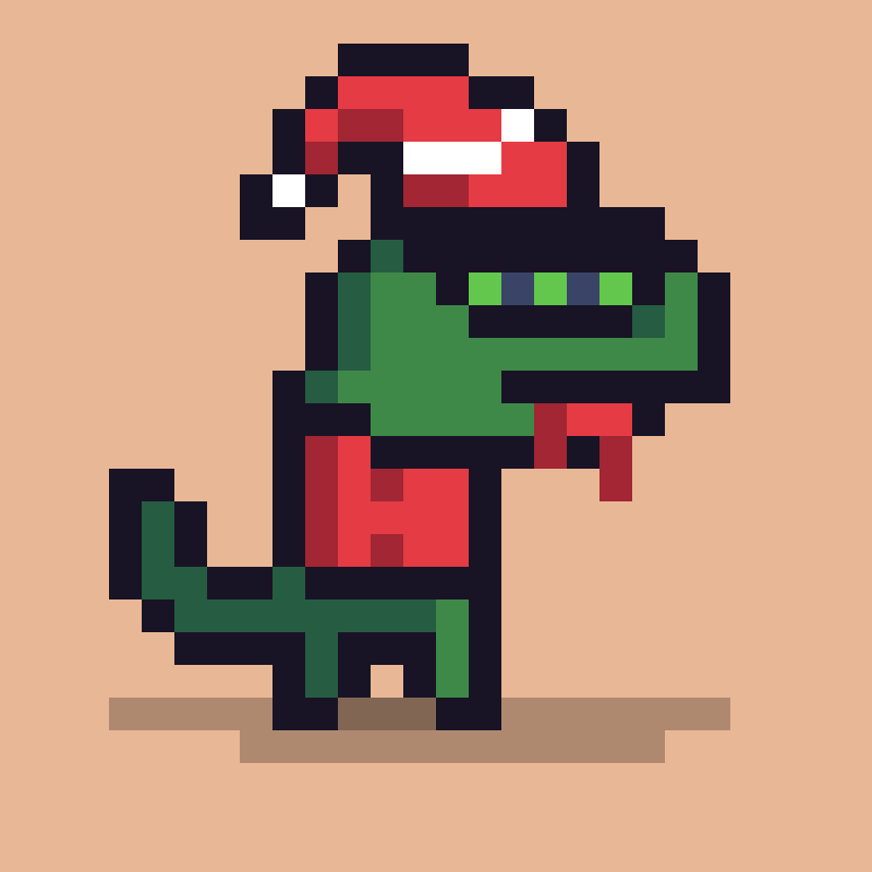 Pixel Dinos #174 static NFT preview