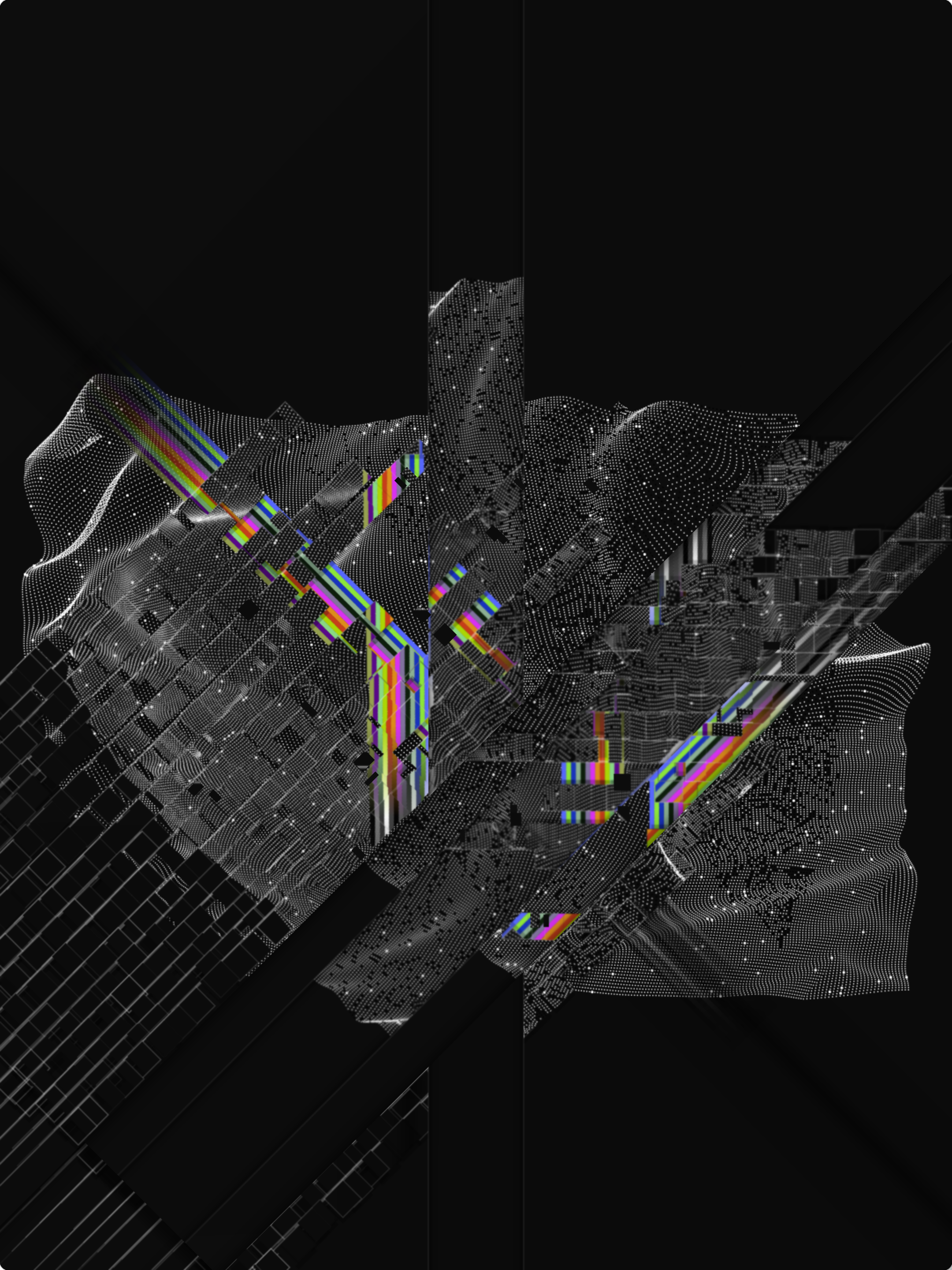 Fronteras en abstracto #256 static token preview