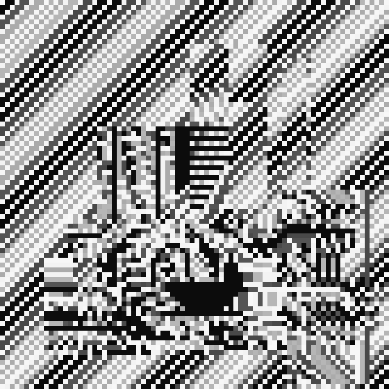 Mosaic #677 static NFT preview
