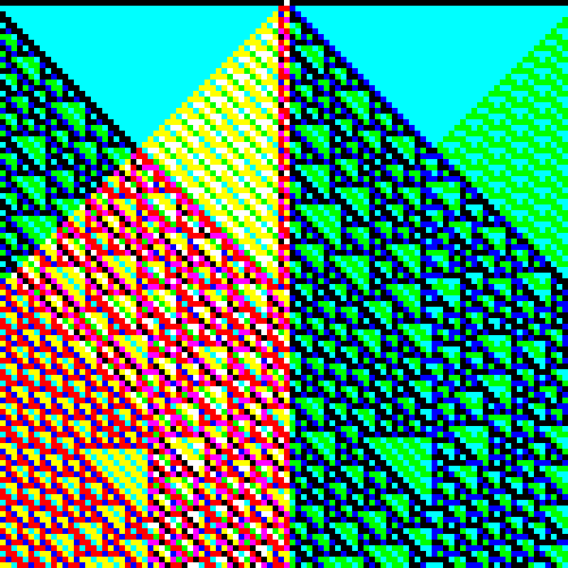 RGB Elementary Cellular Automaton #905 static token preview
