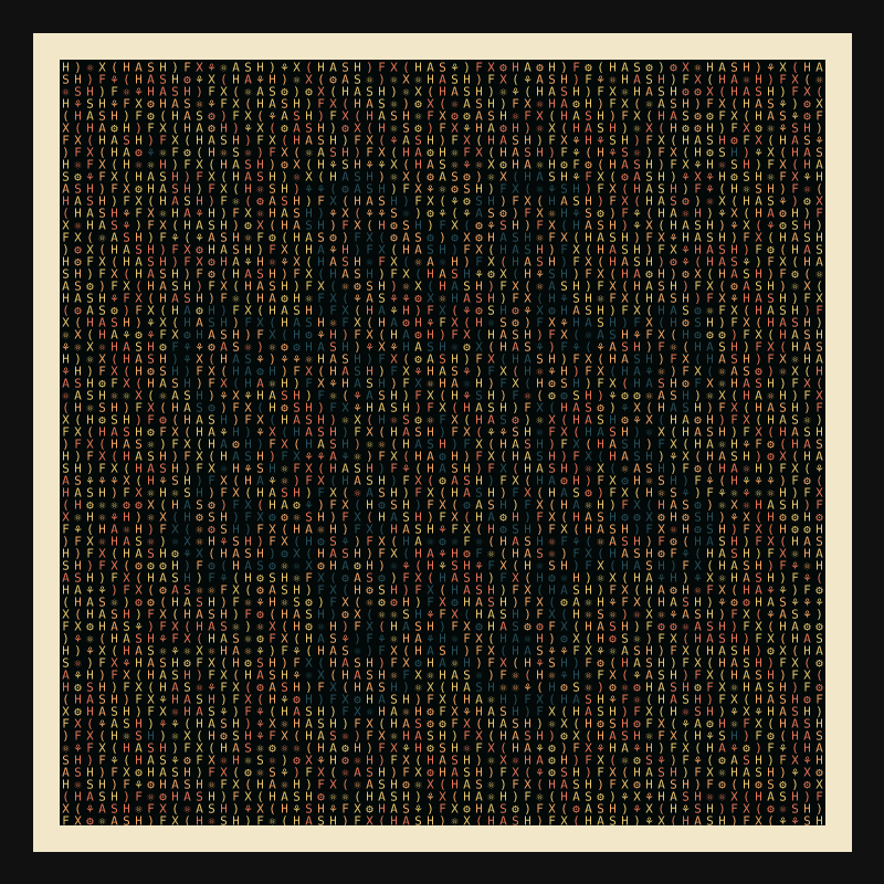 not-so-hidden messages #45 static NFT preview