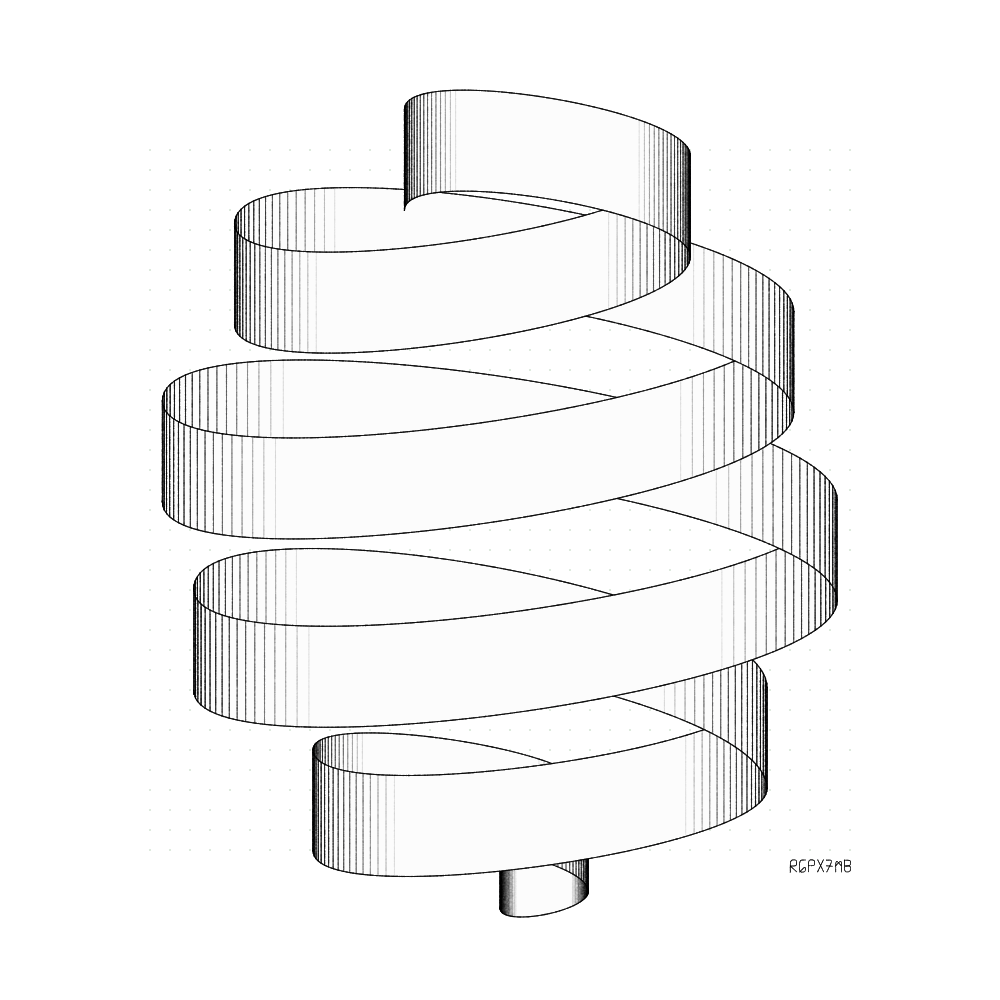 _ribbon study_ #117 static NFT preview