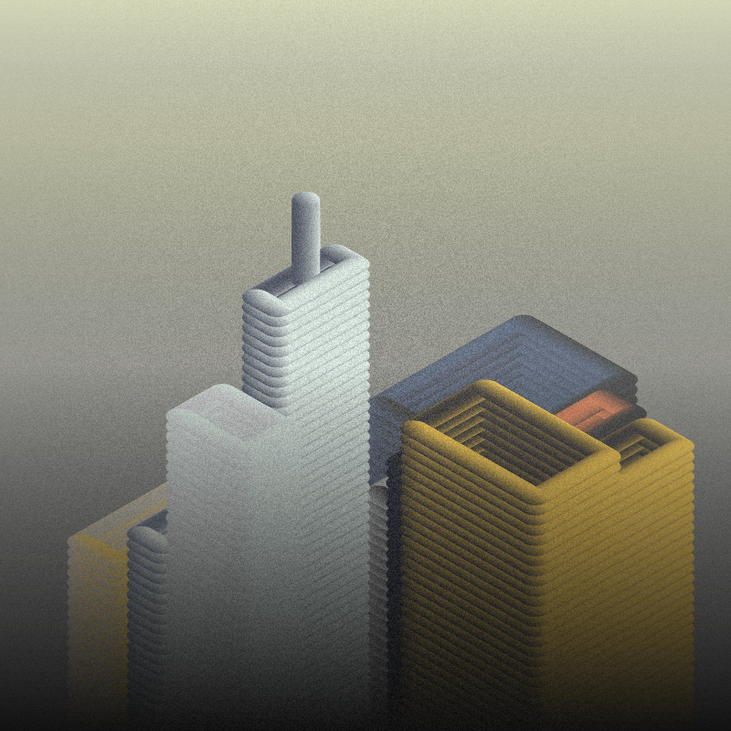 Radiator Towns #99 static NFT preview