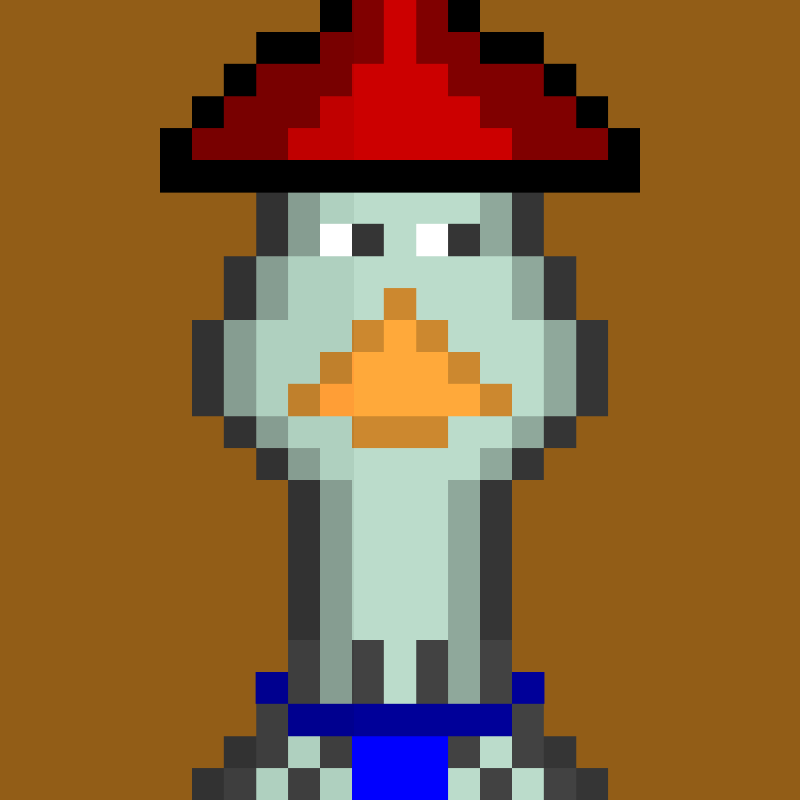 Morixels Goose #128 static NFT preview